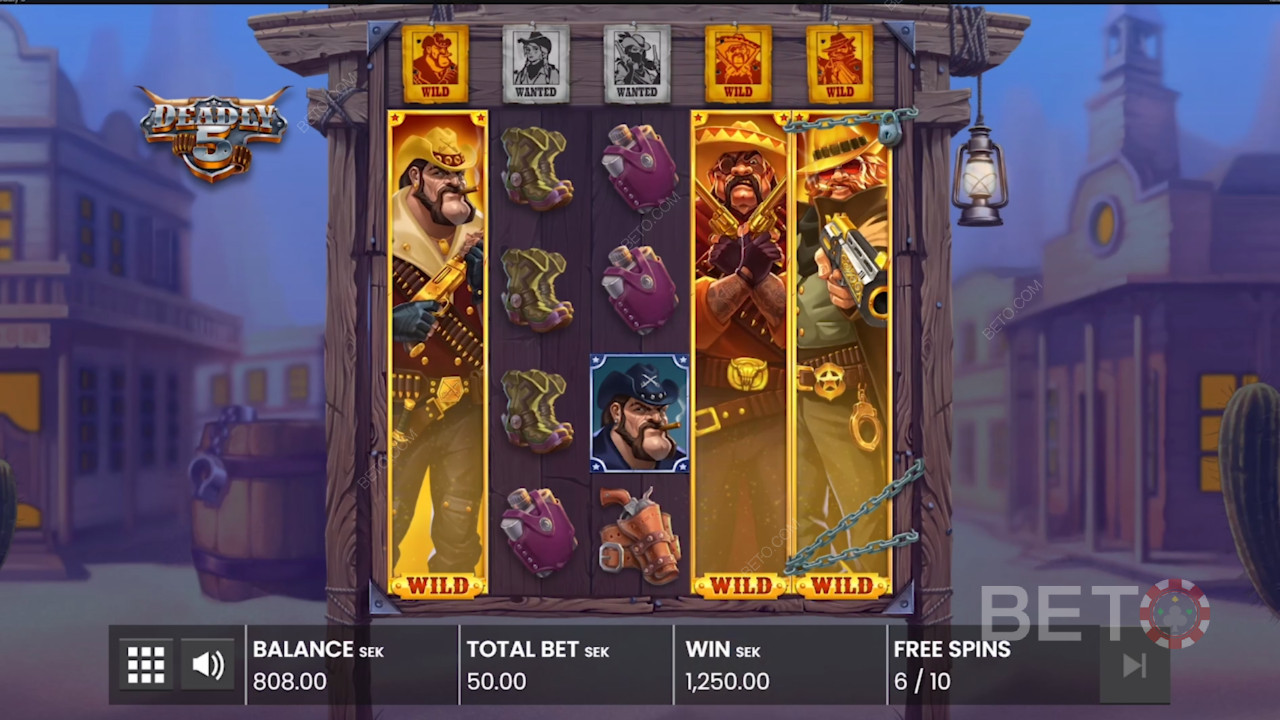 Deadly 5 Reseña de BETO Slots