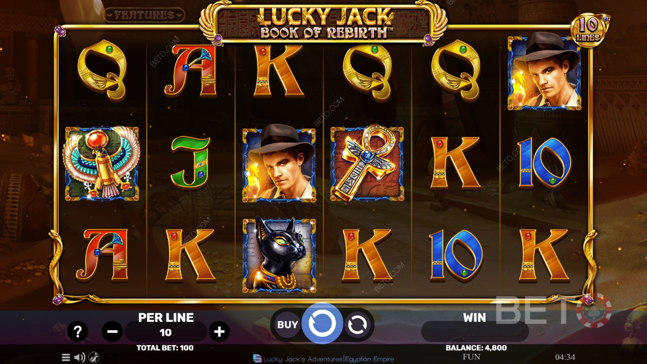 Lucky Jack - Book Of Rebirth Reseña de BETO Slots