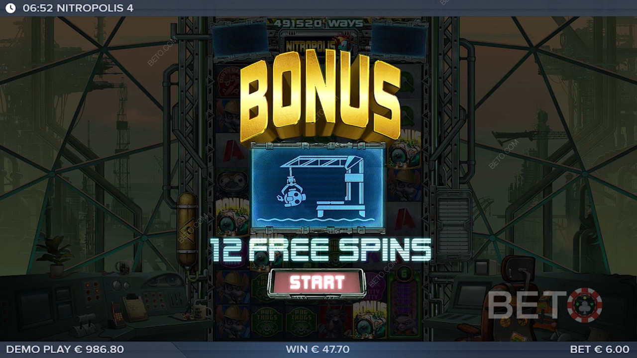 ¡Gana 50.000x tu apuesta en la tragaperras Nitropolis 4!