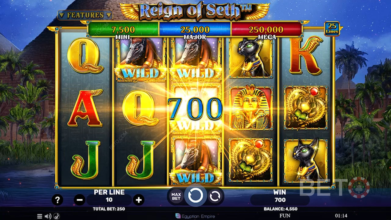 Revisión de Reign of Seth por BETO Slots