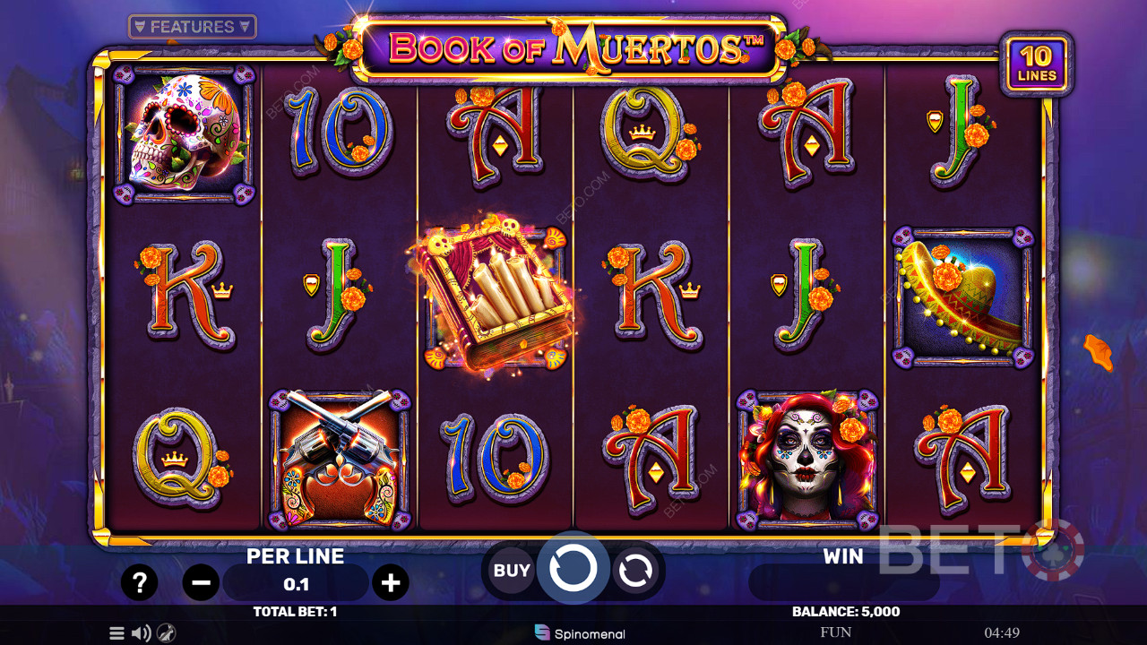 Reseña de Book of Muertos de BETO Slots
