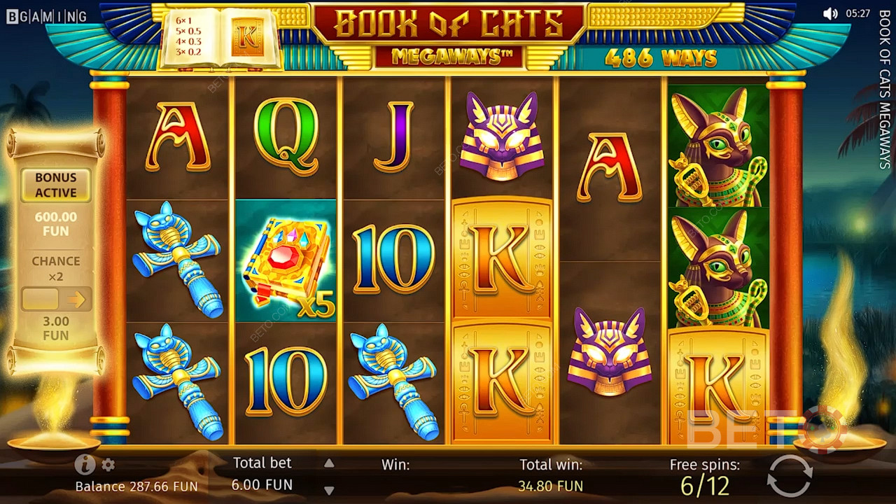 Book of Cats Megaways Juego Gratis