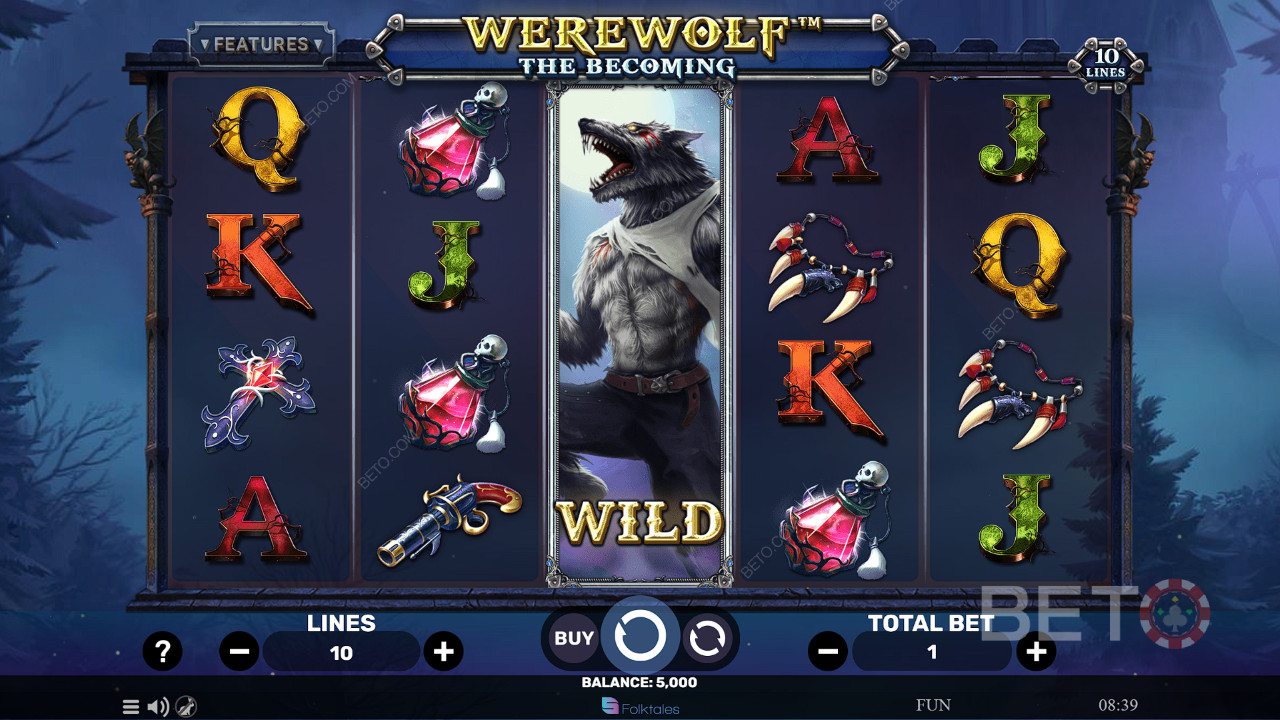 Werewolf - The Becoming Reseña de BETO Slots