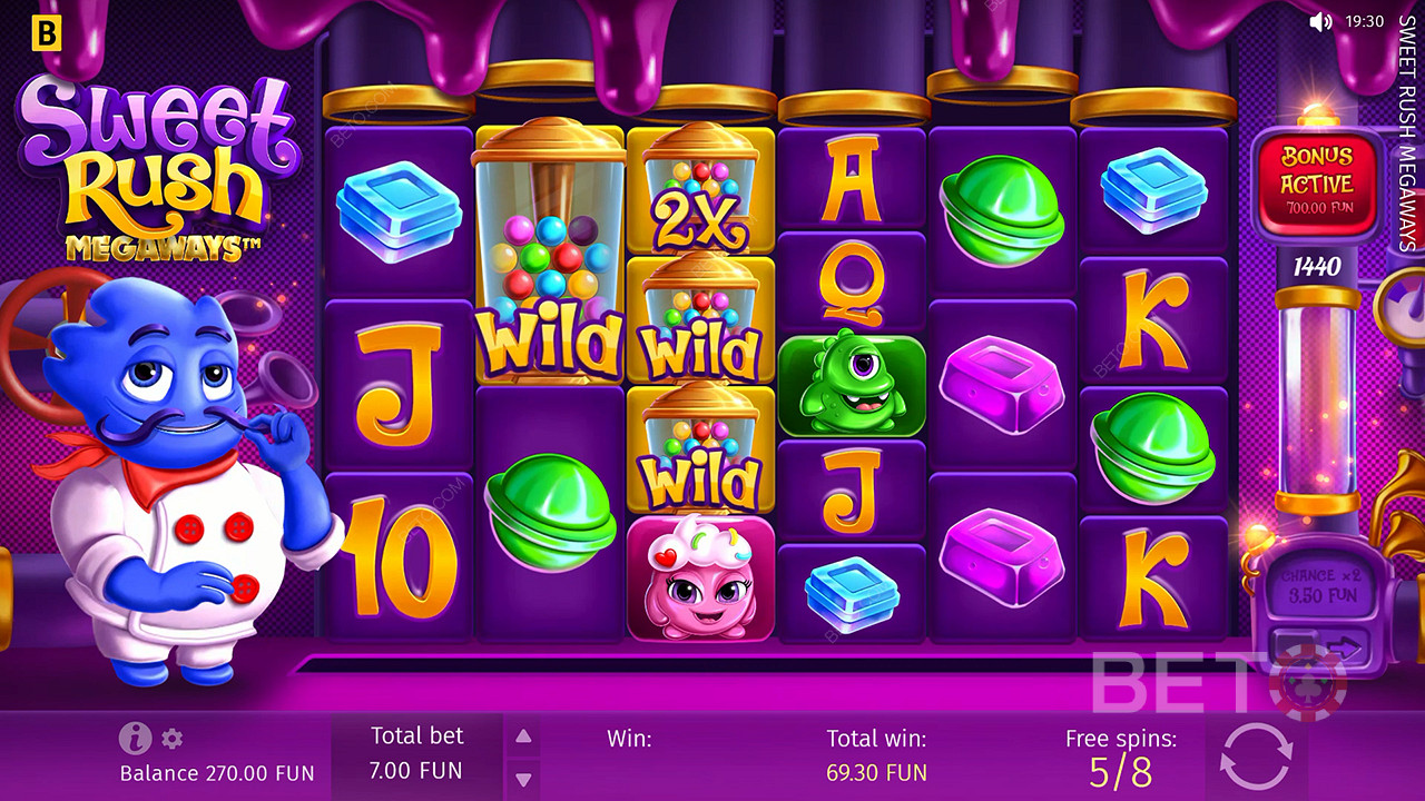 Sweet Rush Megaways Juego Gratis