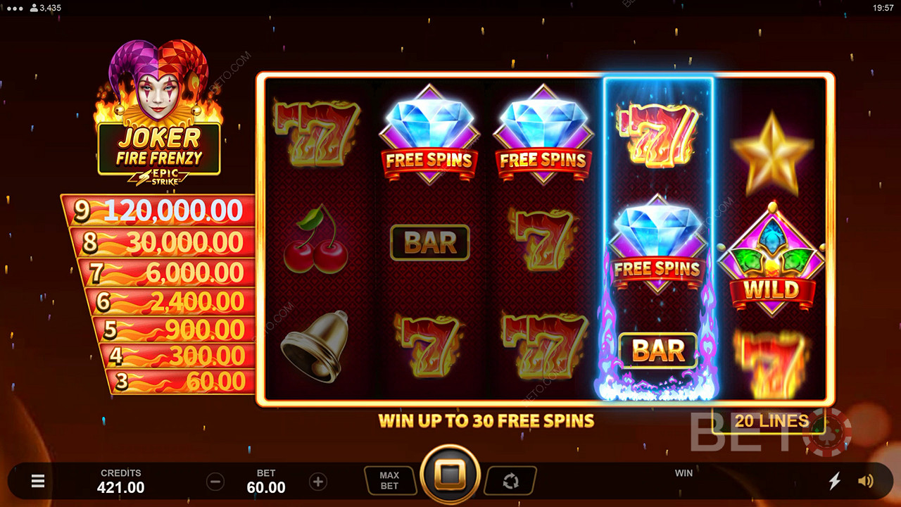 Joker Fire Frenzy Juego Gratis