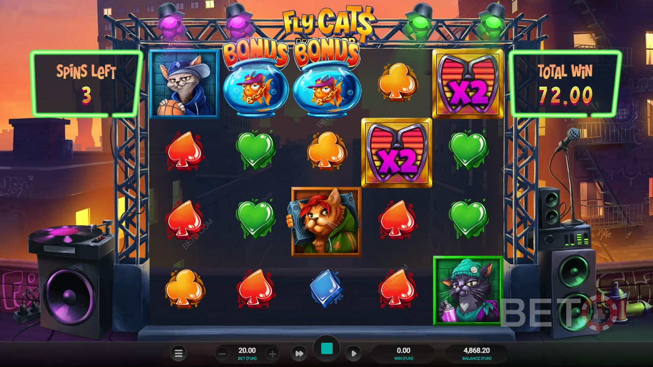 Fly Cats Dream Drop Juego Gratis