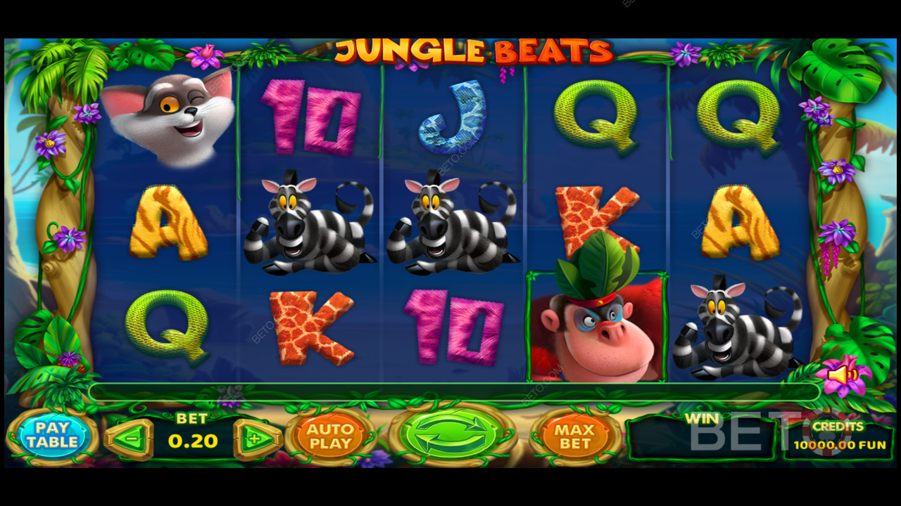 Reseña de Jungle Beats de BETO Slots
