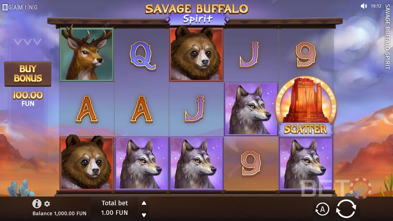 Savage Buffalo Spirit Juego Gratis