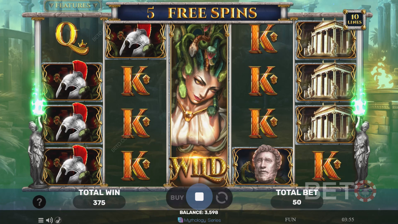 Reseña de Story of Medusa II de BETO Slots