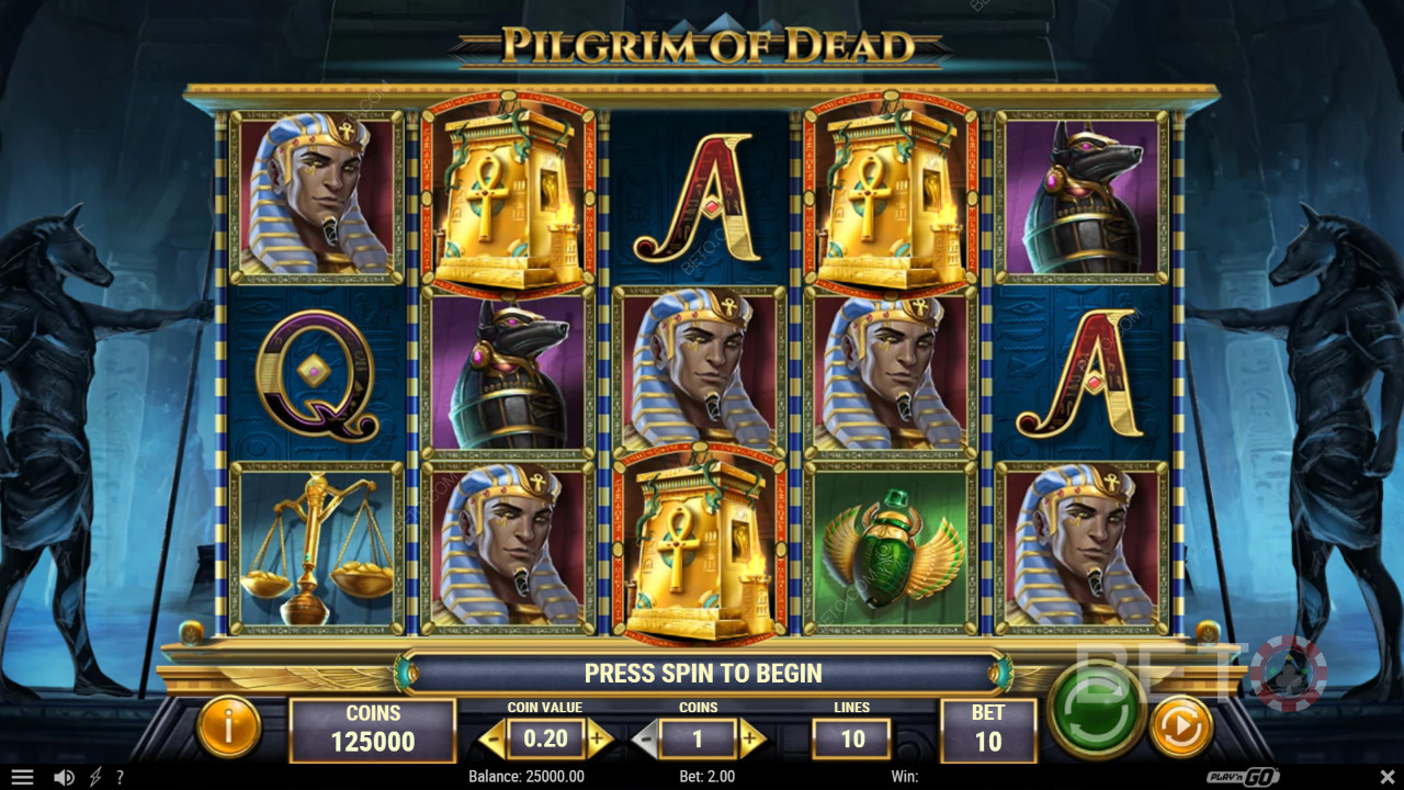 Pilgrim of Dead Reseña de BETO Slots