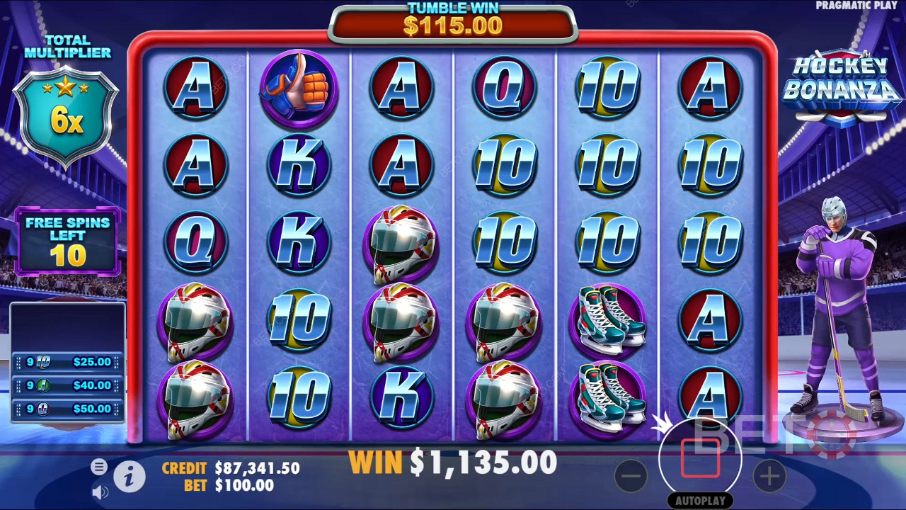 Reseña de Hockey Bonanza de BETO Slots