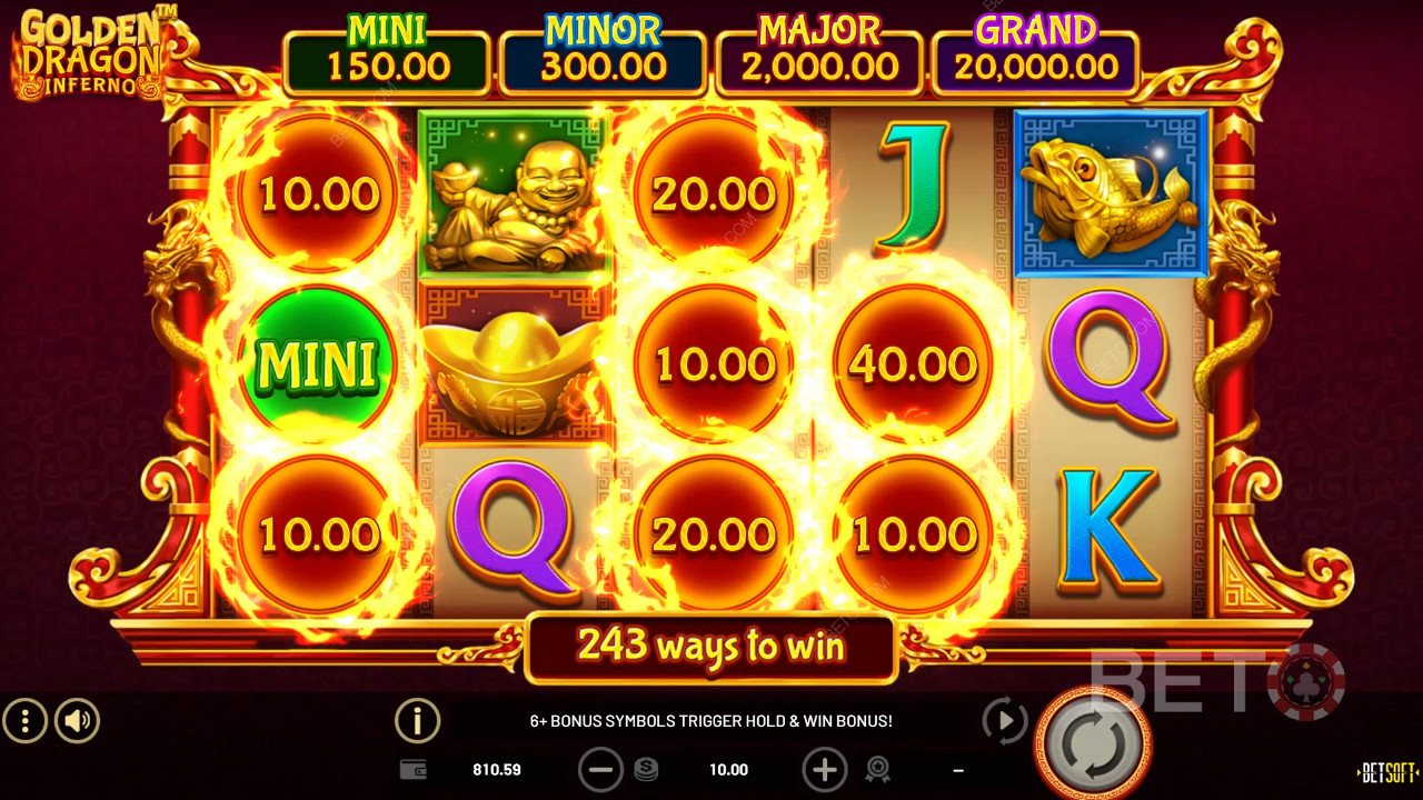 Golden Dragon Inferno Juego Gratis