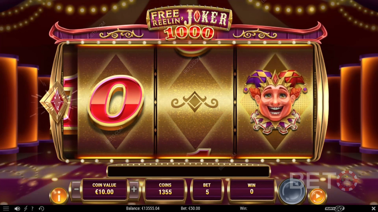 Free Reelin Joker 1000 Reseña de BETO Slots