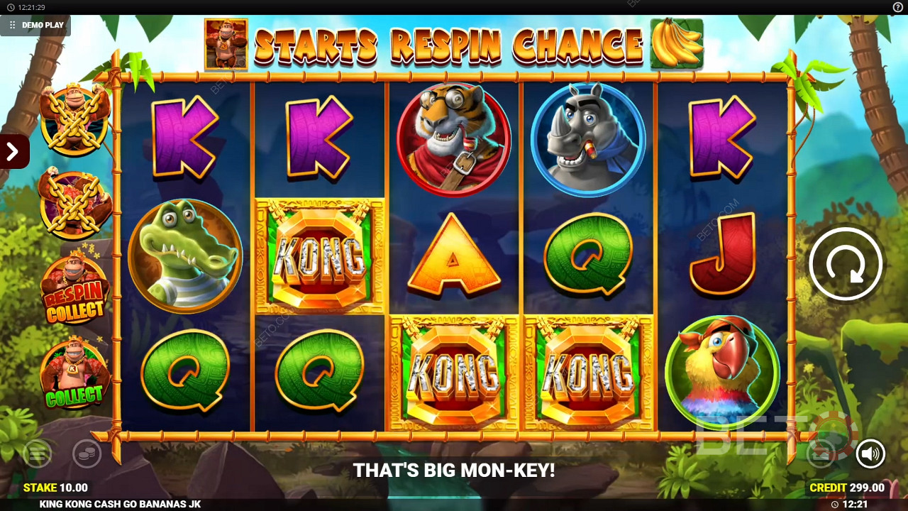 King Kong Cash Go Bananas Juego Gratis