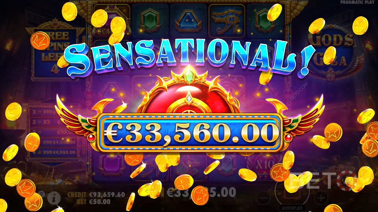 ¡Gana 5.000 veces tu apuesta en la tragaperras Gods of Giza!