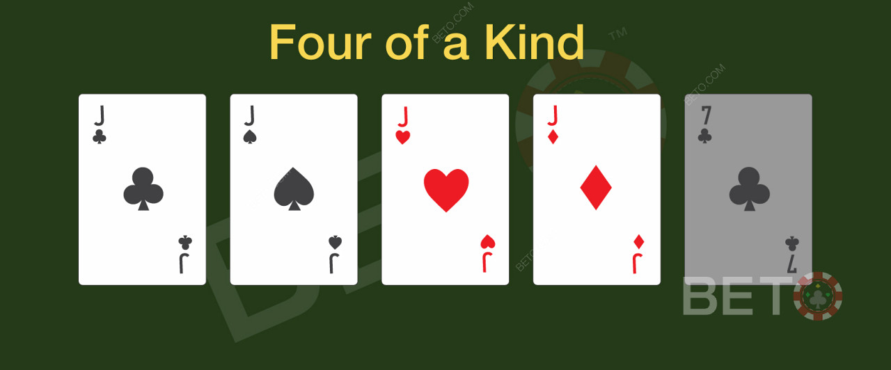 Cuatro de una clase en el póker