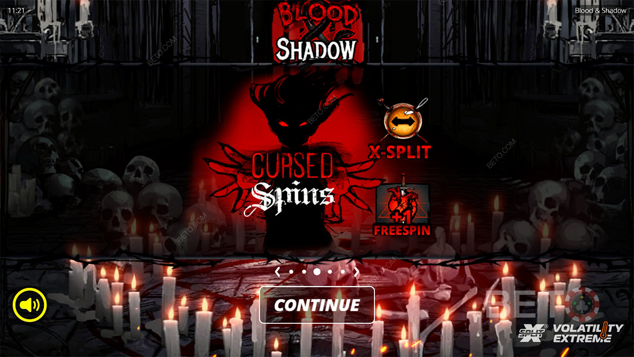 ¡Gana 6.666x Tu apuesta en la Video Tragaperras Blood and Shadow!