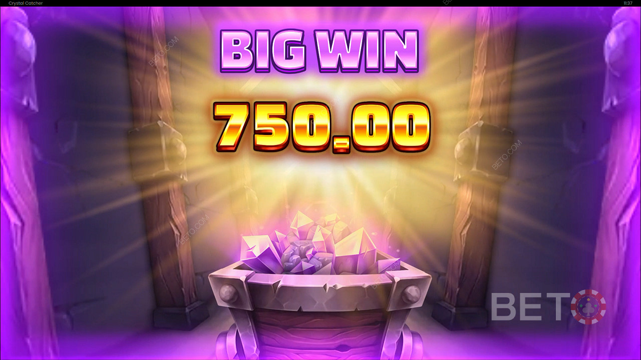 ¡Gana 5.000 veces tu apuesta en la tragaperras Crystal Catcher!