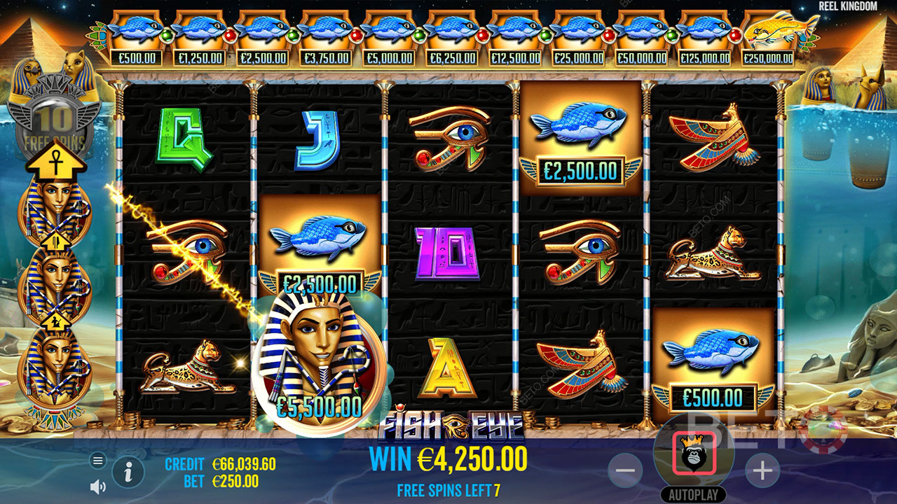 Reseña de Fish Eye de BETO Slots