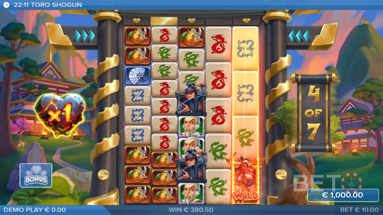 Reseña de Toro Shogun de BETO Slots