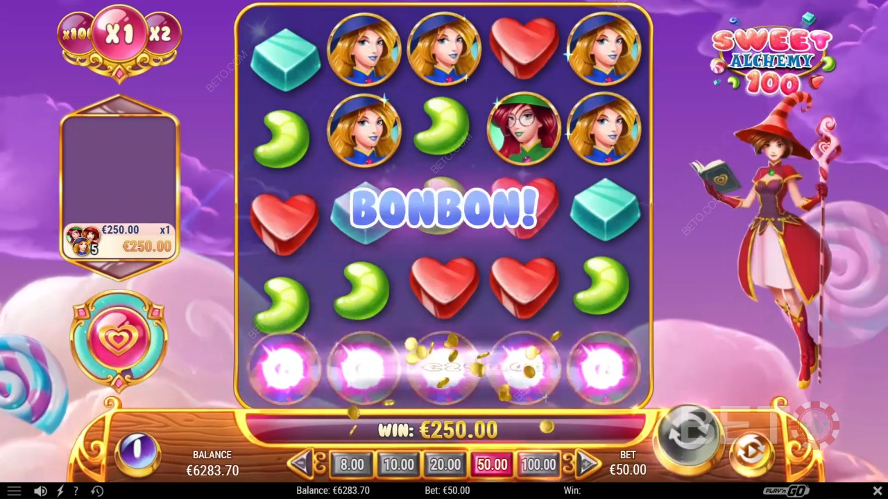 Reseña de Sweet Alchemy 100 de BETO Slots