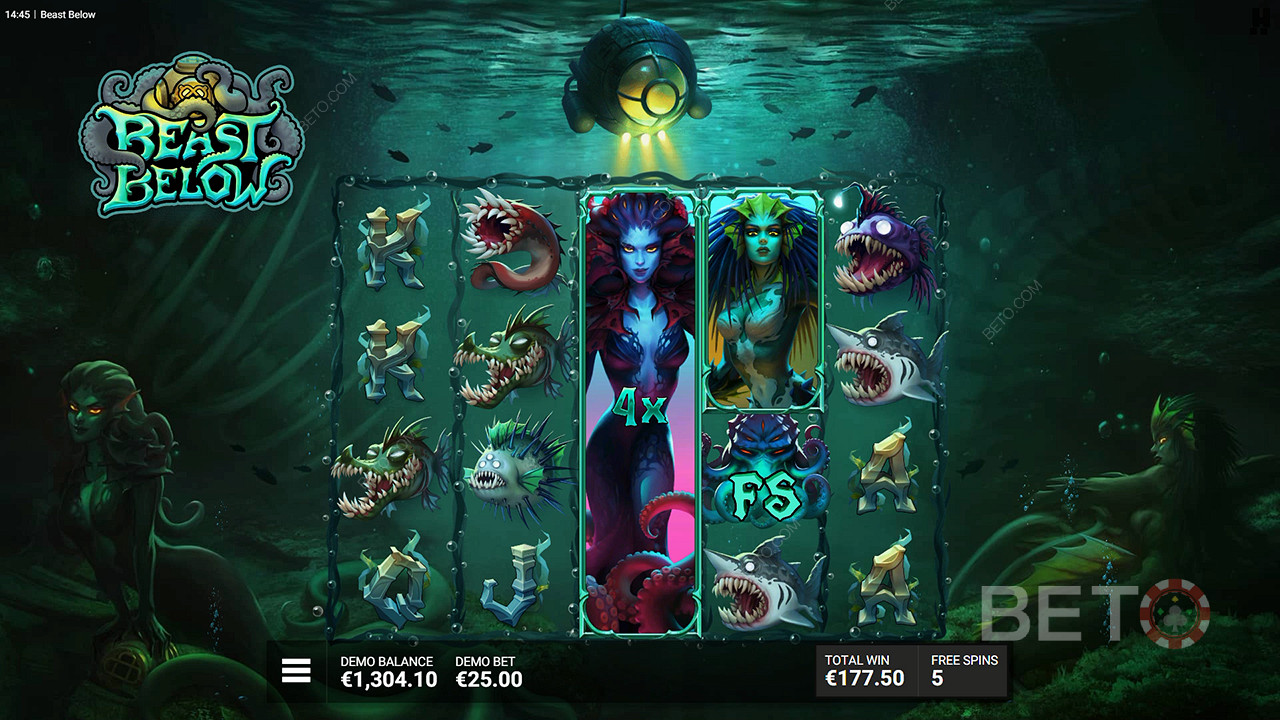 Reseña de Beast Below de BETO Slots