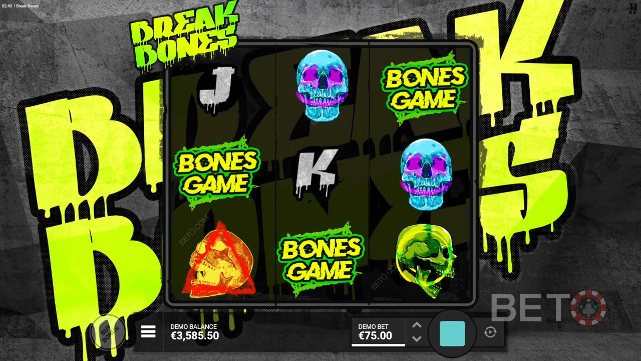 Reseña de Break Bones de BETO Slots