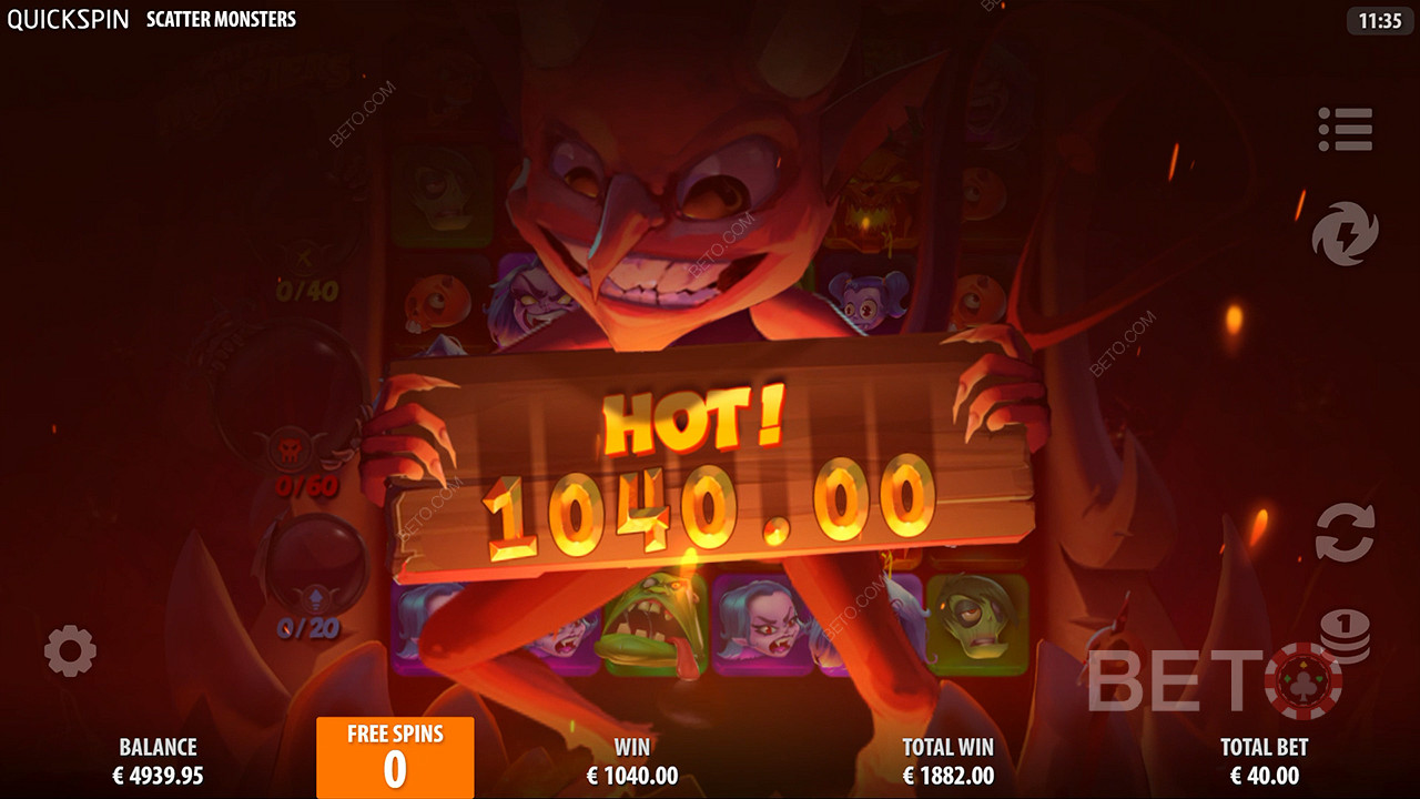 Scatter Monsters Juego Gratis