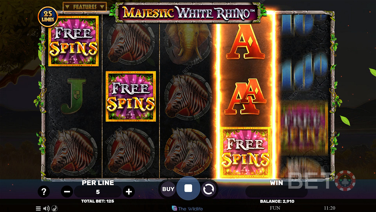 Majestic White Rhino Juego Gratis