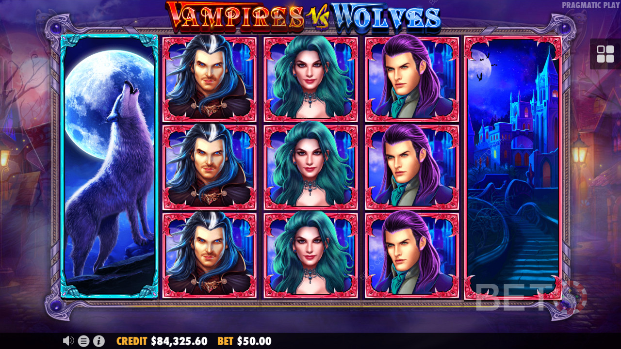 Vampires vs Wolves de este desarrollador te trae un emocionante tema de fantasía
