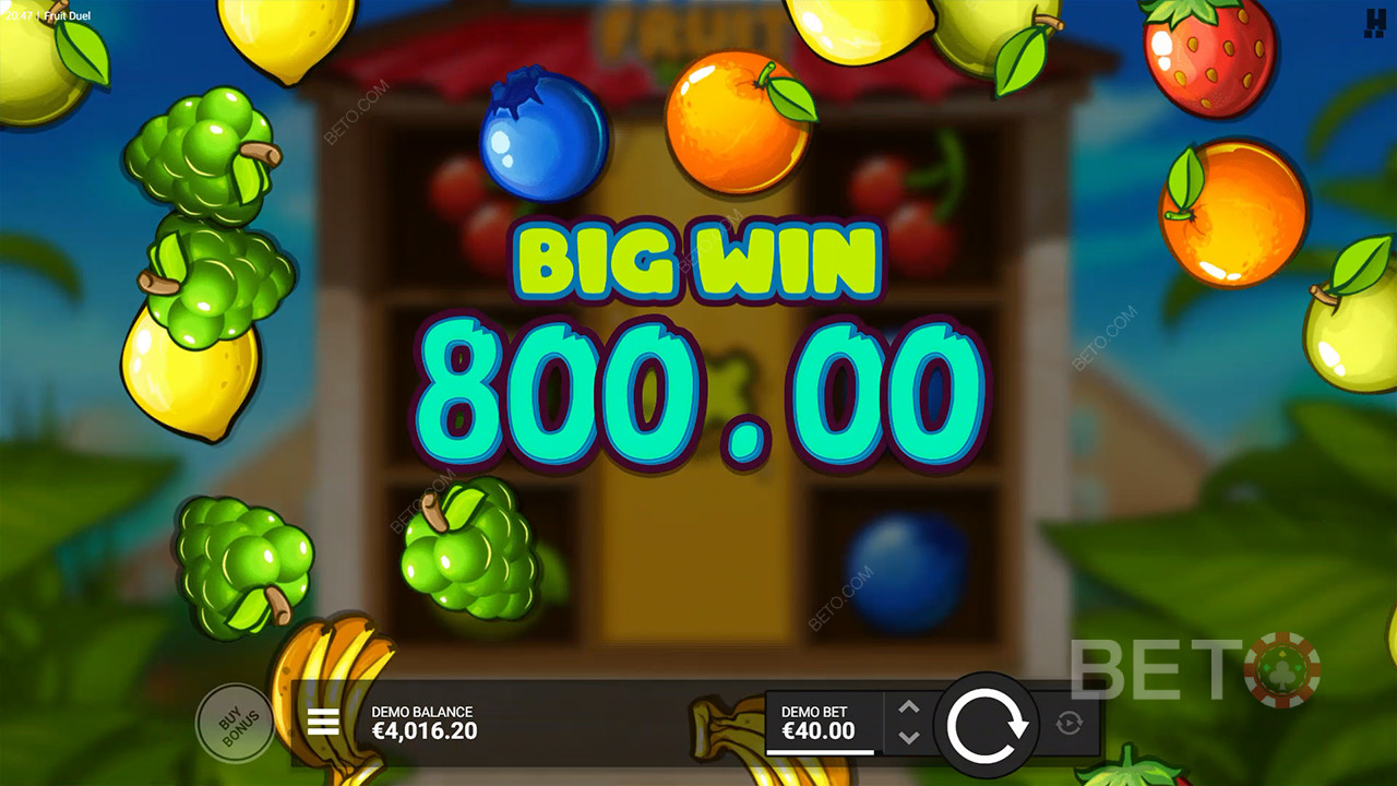Reseña de Fruit Duel de BETO Slots