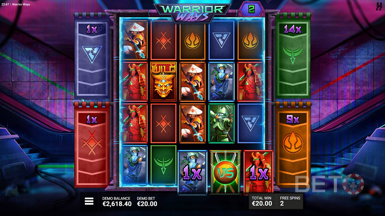 Warrior Ways Reseña de BETO Slots