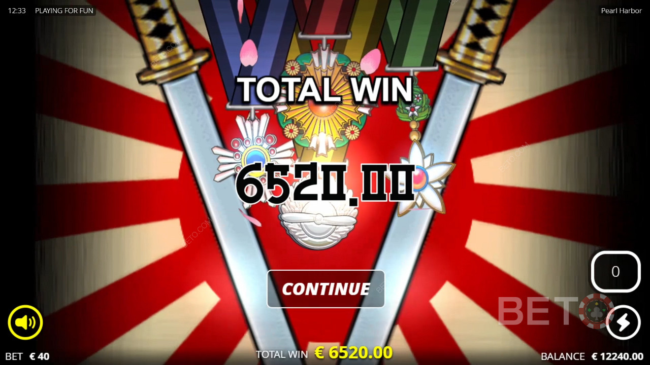 ¡Gana 41.127x tu apuesta en la tragaperras Pearl Harbor!