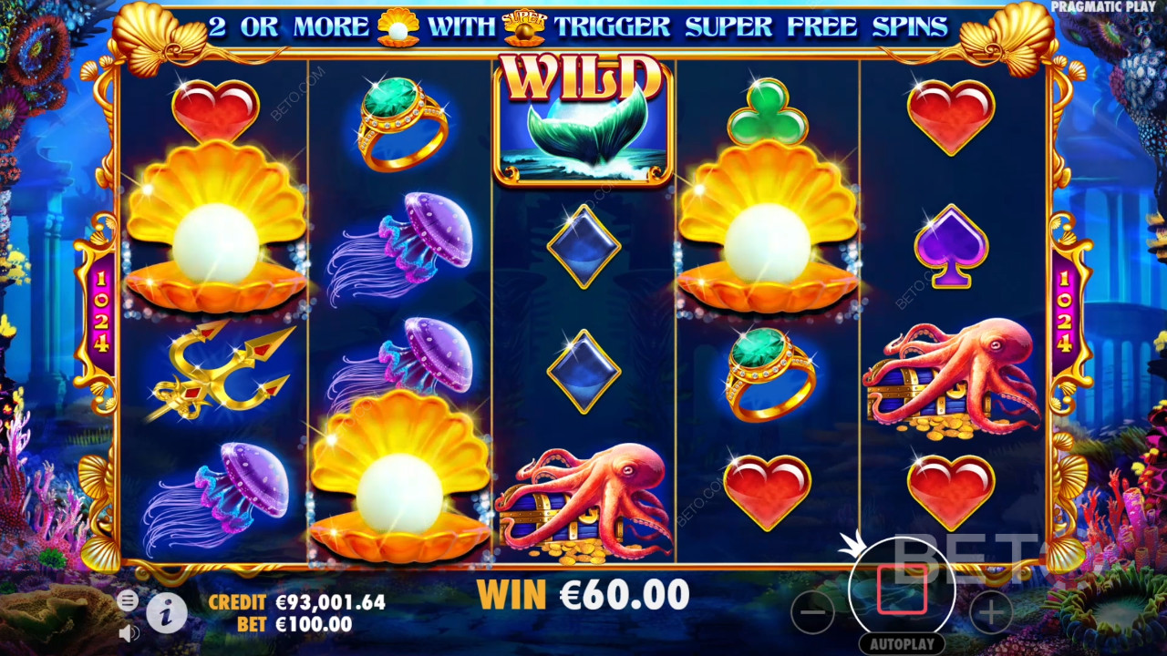 Reseña de Queen of Atlantis de BETO Slots