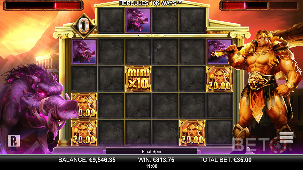 Hércules 10K WAYS Reseña de BETO Slots