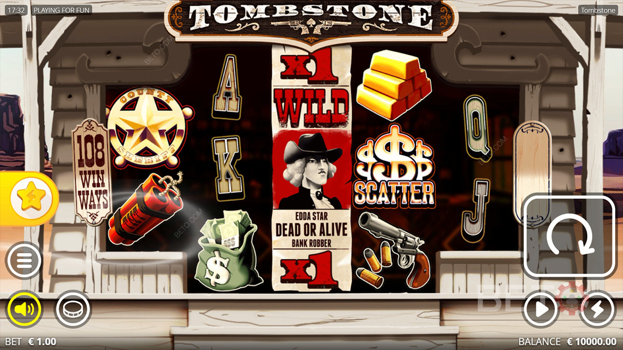 Reseña de Tombstone por BETO Slots