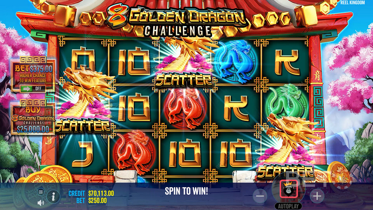 8 Golden Dragon Challenge  Juego Gratis