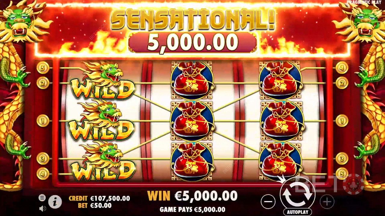 Reseña de Triple Dragons de BETO Slots