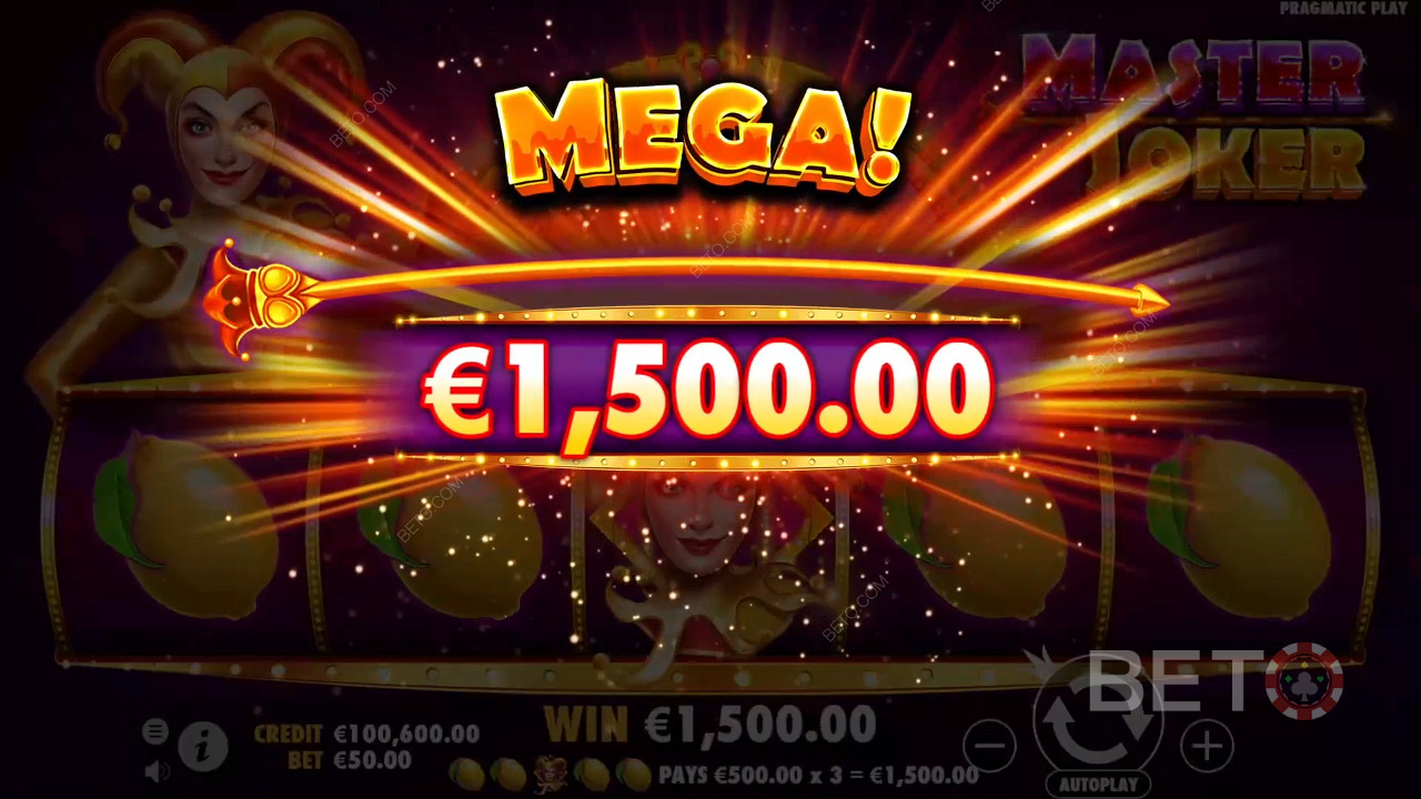 ¡Gana 10.000 veces tu apuesta en la tragaperras Master Joker!