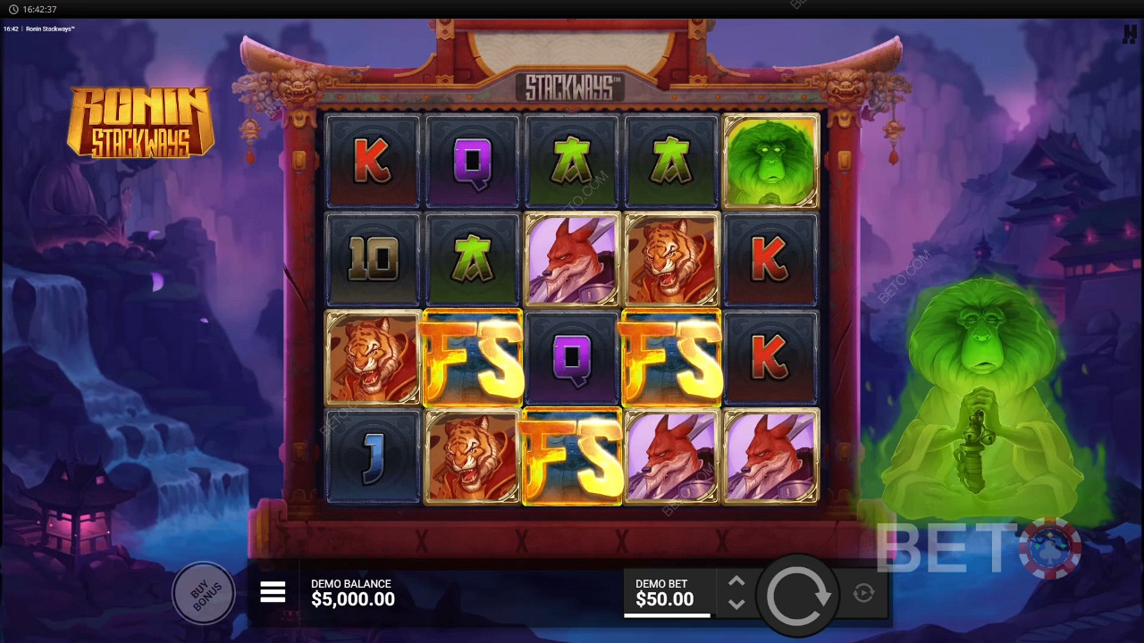 Ronin StackWays Reseña de BETO Slots