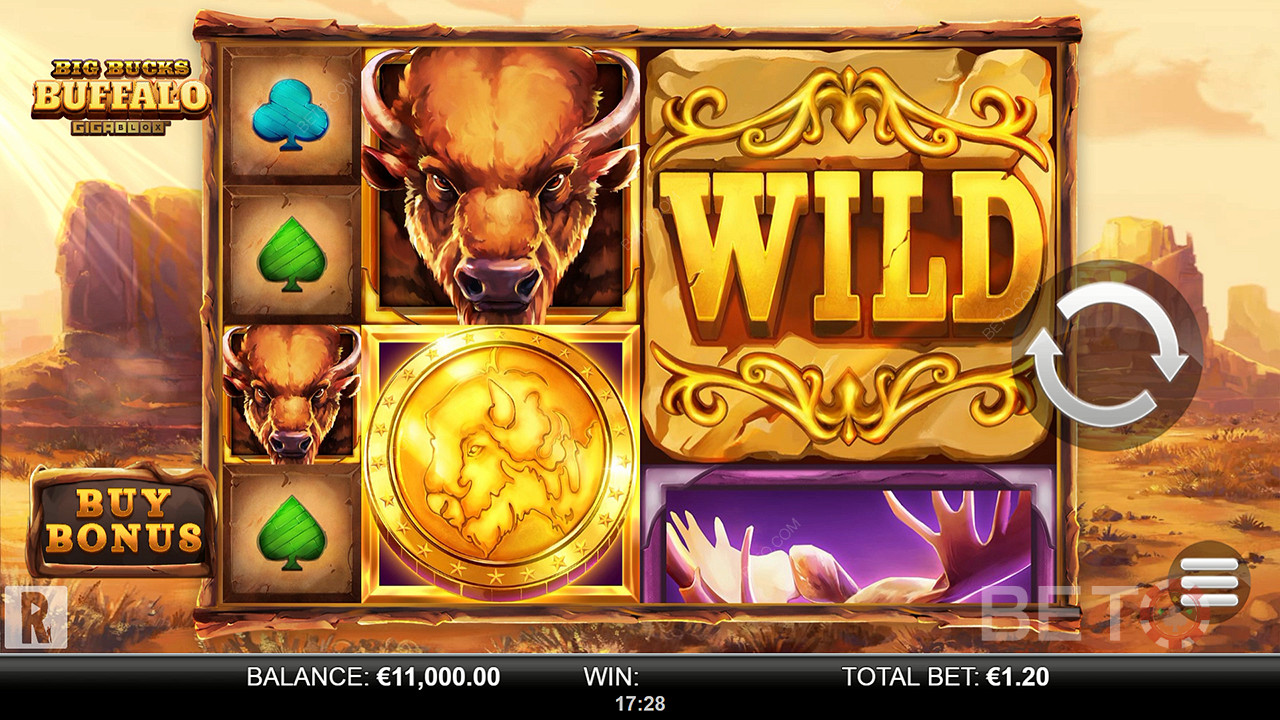 Big Bucks Buffalo Gigablox Juego Gratis