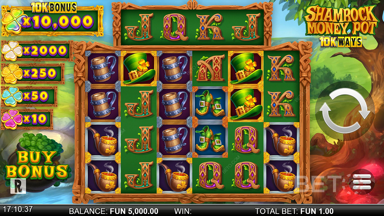 Shamrock Money Pot 10K Ways Juego Gratis