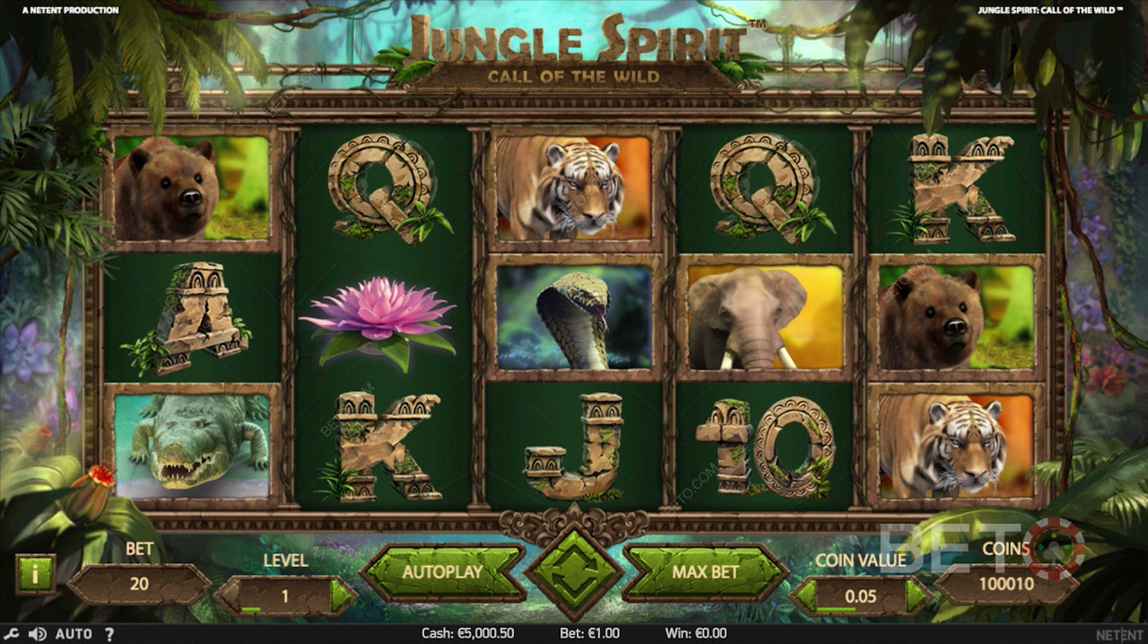 Espíritu de la selva: Call of the Wild Online Slot