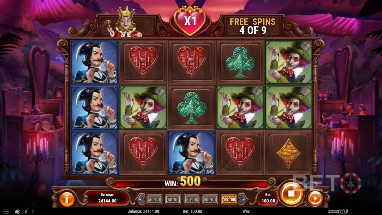 Reseña de Court of Hearts de BETO Slots