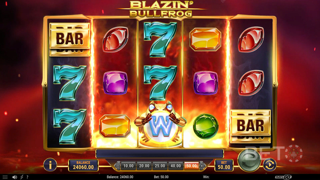 Reseña de Blazin Bullfrog de BETO Slots