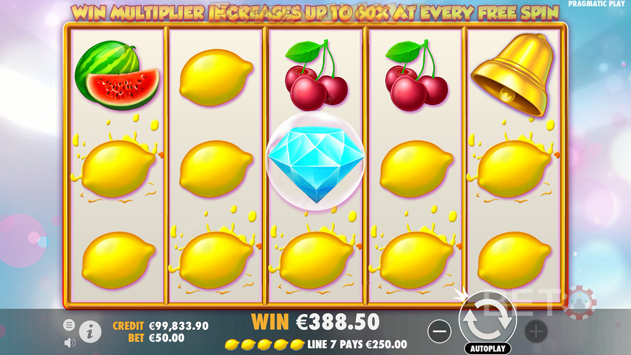 Explicación de las bonificaciones en Extra Juicy by Pragmatic Play