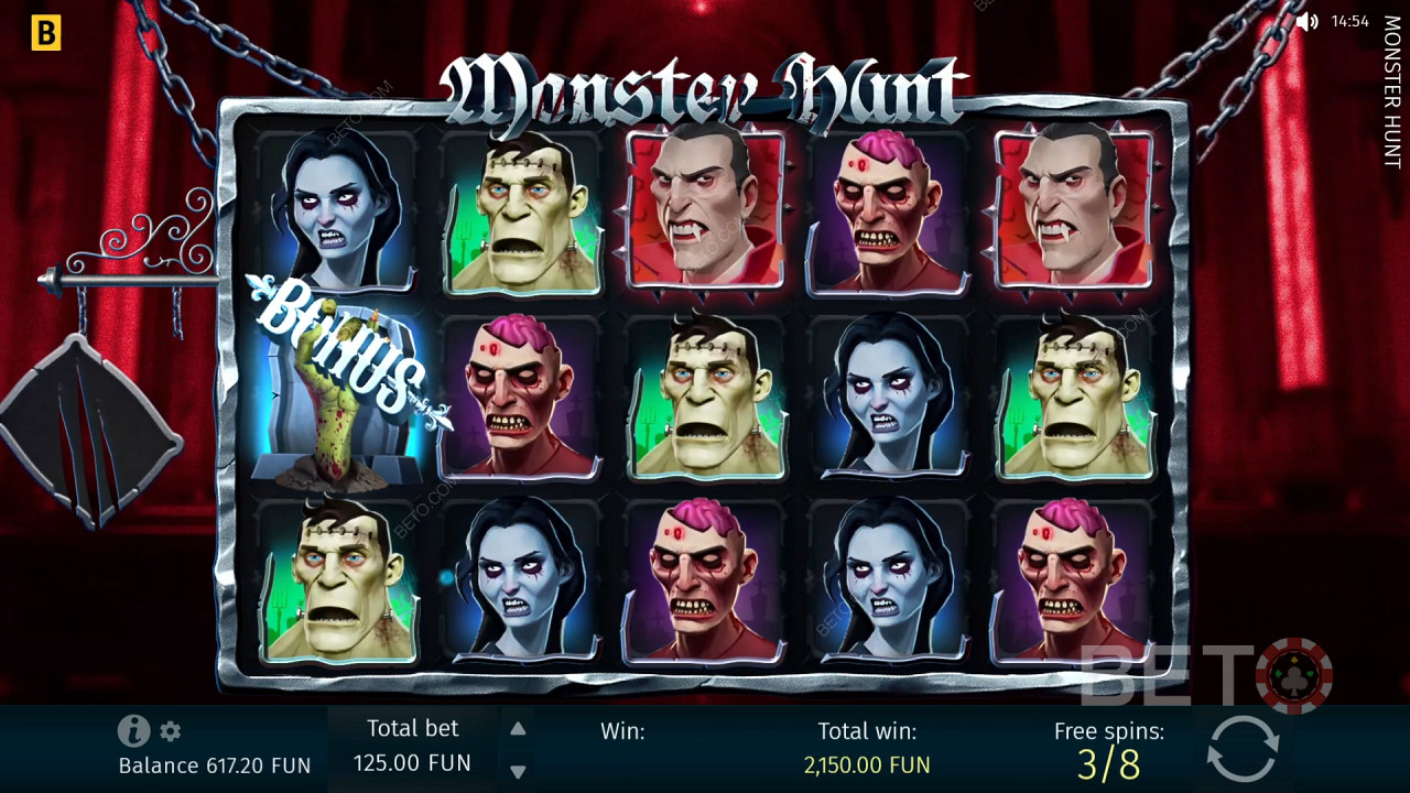 Reseña de Monster Hunt de BETO Slots
