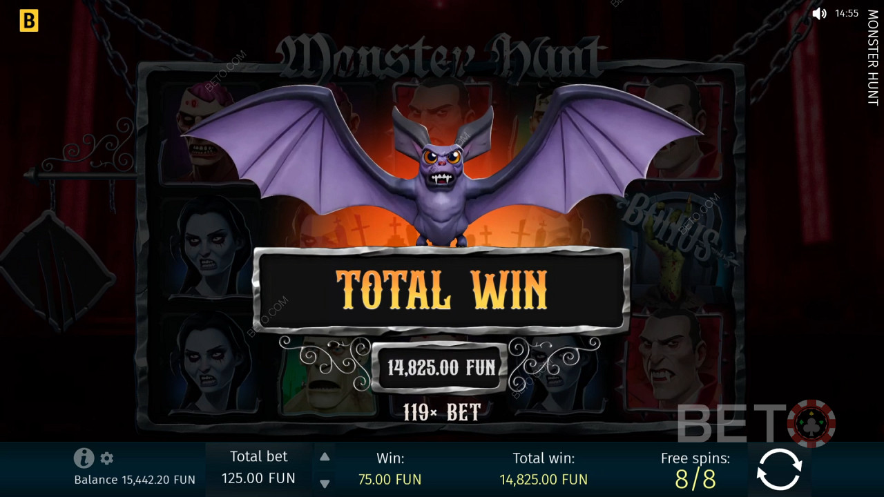 ¡Gana 1.299x Tu apuesta en la Video Tragaperras Monster Hunt!