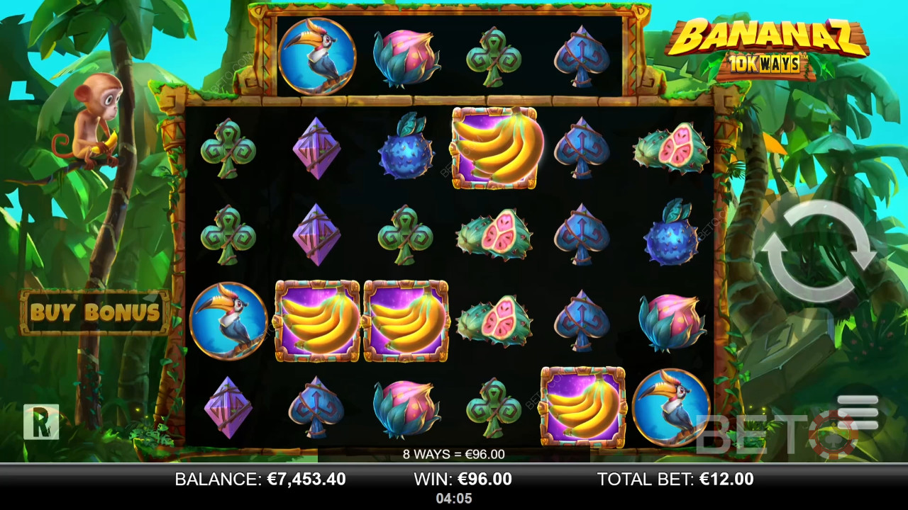 Bananaz 10K Ways Reseña de BETO Slots