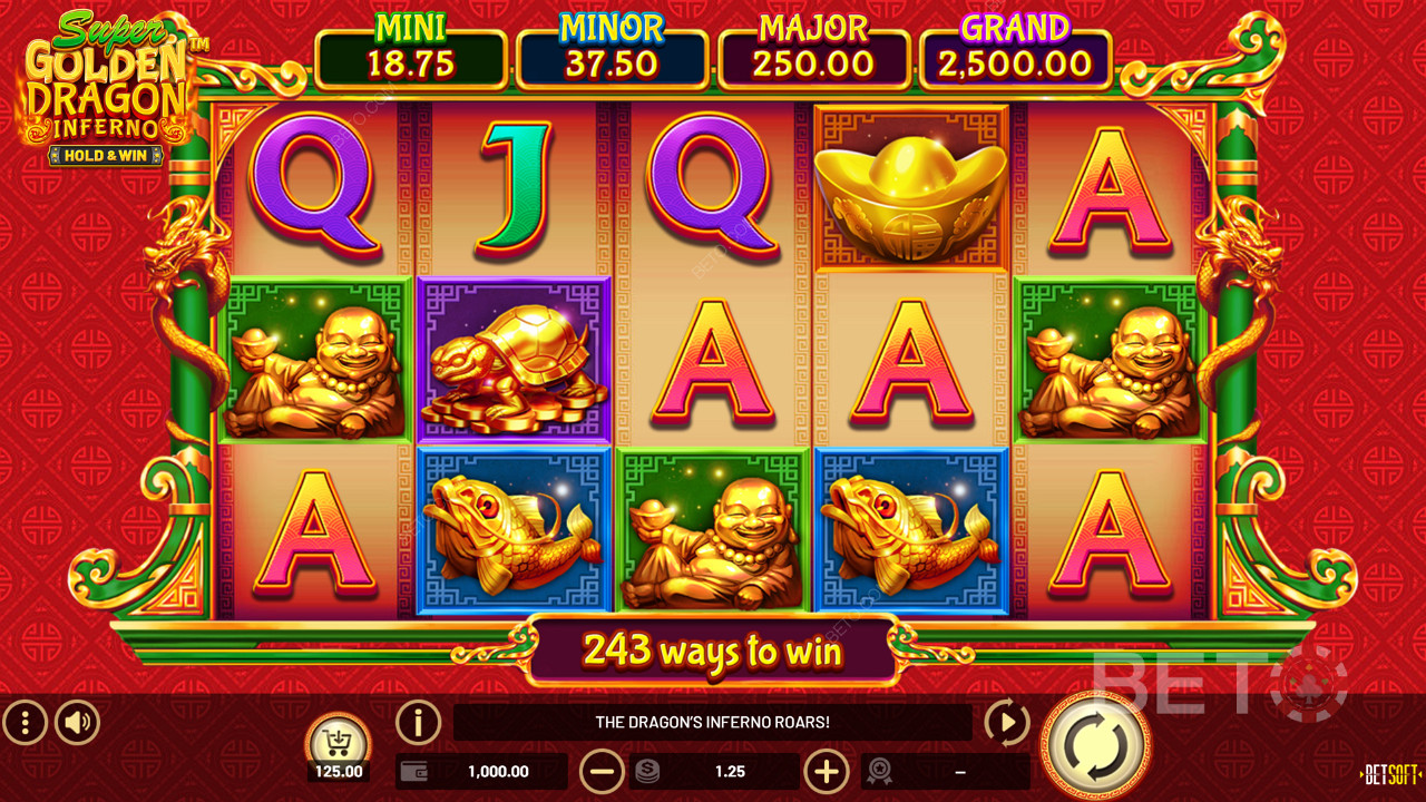 Super Golden Dragon Inferno  Juego Gratis